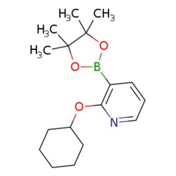 eMolecules​ 2-Cyclohexyloxypyridine-3-boronic acid, pinacol ester | 1073354-43-4