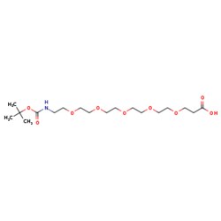 eMolecules​ t-Boc-N-amido-PEG5-acid | Broadpharm | 1347750-78-0 | MFCD24539478