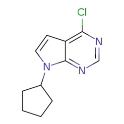 eMolecules​ 4-CHLORO-7-CYCLOPENTYL-7H-PYRROLO[2,3-D]PYRIMIDINE | 212268-44-5