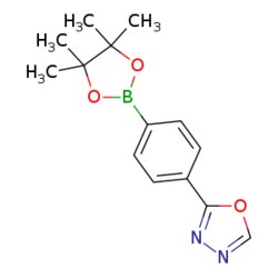 eMolecules​ 2-[4-(4,4,5,5-Tetramethyl-1,3,2-dioxaborolan-2-yl)phenyl]-1,3,4-oxadiazole