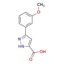 eMolecules​ 5-(3-Methoxyphenyl)-2H-pyrazole-3-carboxylic acid | 1147417-27-3