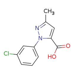 eMolecules​ 1-(3-Chlorophenyl)-3-methyl-1H-pyrazole-5-carboxylic acid |