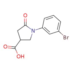 eMolecules​ 1-(3-Bromophenyl)-5-oxopyrrolidine-3-carboxylic acid | 714207-41-7