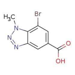 eMolecules​ 7-Bromo-1-methyl-1,2,3-benzotriazole-5-carboxylic acid | 1420800-38-9