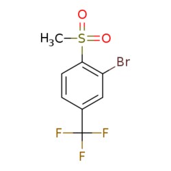 eMolecules​ 2-Bromo-1-methanesulfonyl-4-(trifluoromethyl)benzene | 1820703-37-4
