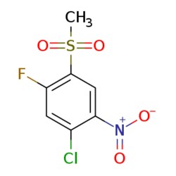 eMolecules​ 1-Chloro-5-fluoro-4-methanesulfonyl-2-nitrobenzene | 1820740-06-4