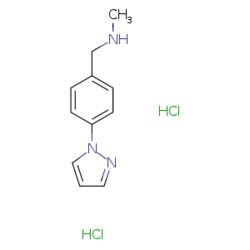 eMolecules​ 1185298-38-7 | N-Methyl-1-[4-(1H-pyrazol-1-yl)phenyl]methanamine