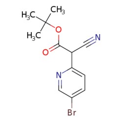 eMolecules​ tert-Butyl 2-(5-bromopyridin-2-yl)-2-cyanoacetate | 831203-34-0