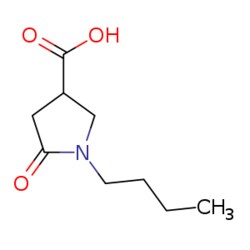 eMolecules​ 1-Butyl-5-oxopyrrolidine-3-carboxylic acid | 43094-86-6 | 5G