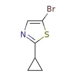 eMolecules​ 5-Bromo-2-cyclopropyl-thiazole | J & W PharmLab, LLC | 1086382-42-4