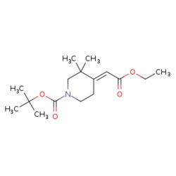 eMolecules​ 1-Boc-4-(2-ethoxy-2-oxoethylidene)-3,3-dimethylpiperidine |