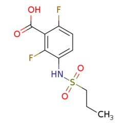 eMolecules​ 2,6-Difluoro-3-(propylsulfonamido)benzoic acid | 1103234-56-5