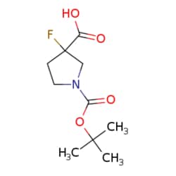 eMolecules​ 1-Boc-3-fluoropyrrolidine-3-carboxylic acid | 1001754-59-1