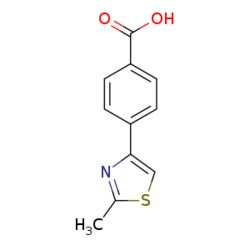 eMolecules​ 4-(2-Methyl-1,3-thiazol-4-yl)benzoic acid | 294620-60-3 | 1G
