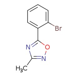 eMolecules​&nbsp;5-(2-Bromophenyl)-3-methyl-1,2,4-oxadiazole | 375857-64-0 | 1G | Purity: 98%