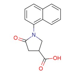 eMolecules​&nbsp;1-Naphthalen-1-yl-5-oxo-pyrrolidine-3-carboxylic acid | 340319-91-7 | 5G | Purity: 98%
