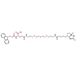 eMolecules​ Nalpha-Fmoc-Ndelta-(N-biotinyl-3-(2-(2-(3-aminopropyloxy)-ethoxy)-ethoxypropyl)-L-glutamine