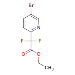 eMolecules​ Ethyl 2-(5-bromopyridin-2-yl)-2,2-difluoroacetate | 294181-95-6