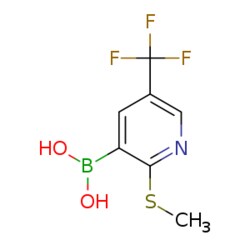 eMolecules​ 2-Methylthio-5-trifluoromethylpyridine-3-boronic acid | 1256346-08-3