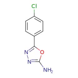 eMolecules​ 5-(4-Chlorophenyl)-1,3,4-oxadiazol-2-amine | 33621-61-3 | 5G