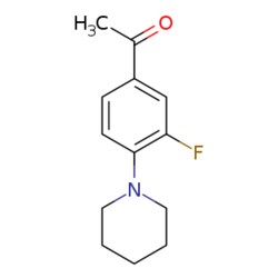 eMolecules​ 1-(3-Fluoro-4-piperidin-1-ylphenyl)ethanone | 28698-48-8 |