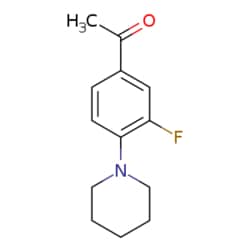 eMolecules​ 1-(3-Fluoro-4-piperidin-1-ylphenyl)ethanone | 28698-48-8 |