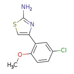 eMolecules​ 4-(5-Chloro-2-methoxy-phenyl)-thiazol-2-ylamine | 303019-72-9