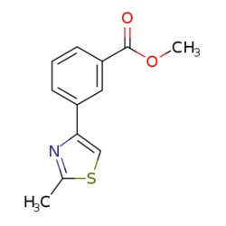 eMolecules​ 3-(2-Methyl-thiazol-4-yl)-benzoic acid methyl ester | 850375-07-4