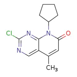 eMolecules​ 2-chloro-8-cyclopentyl-5-methyl-7H,8H-pyrido[2,3-d]pyrimidin-7-one