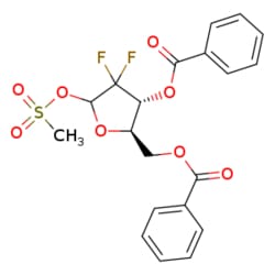 eMolecules​ 2-Deoxy-2,2-difluoro-d-erythro-pentofuranose-3,5-dibenzoate-1-methanesulfonate