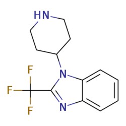 eMolecules​ 1-(4-Piperidinyl)-2-(trifluoromethyl)-1h-benzimidazole | 742076-06-8