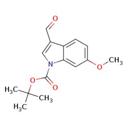 eMolecules​ 3-Formyl-6-methoxyindole-1-carboxylic acid tert-butyl ester