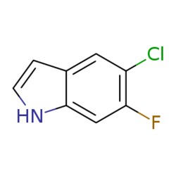 eMolecules​ 5-Chloro-6-fluoroindole | 169674-57-1 | 1G | Purity: 97%, Quantity: