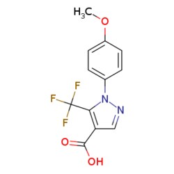 eMolecules​ 1-(4-Methoxyphenyl)-5-(trifluoromethyl)-1H-pyrazole-4-carboxylic