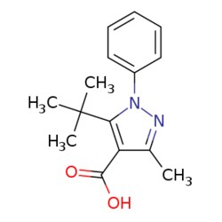 eMolecules​ 5-tert-Butyl-3-methyl-1-phenyl-1H-pyrazole-4-carboxylic acid