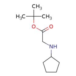 eMolecules​ TERT-BUTYL 2-(CYCLOPENTYLAMINO)ACETATE | 78773-69-0 | 1G |