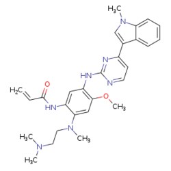 eMolecules​ N-(2-{[2-(dimethylamino)ethyl](methyl)amino}-4-methoxy-5-{[4-(1-methylindol-3-yl)pyrimidin-2-yl]amino}phenyl)prop-2-enamide