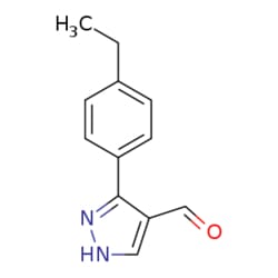 eMolecules​ 3-(4-Ethylphenyl)-1h-pyrazole-4-carbaldehyde | 350999-89-2
