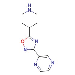 eMolecules​ 2-(5-Piperidin-4-yl-[1,2,4]-oxadiazol-3-yl)-pyrazine | 93072-94-7