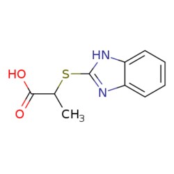 eMolecules​ 2-(1H-Benzoimidazol-2-ylsulfanyl)propionicacid | 21547-70-6