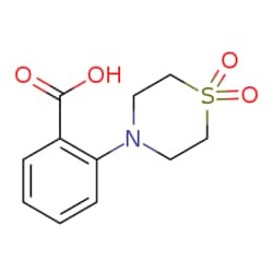 eMolecules​ 2-(1,1-Dioxo-1lambda~6~,4-thiazinan-4-yl)-benzenecarboxylic acid | 400878-25-3 | 500MG | Purity: 95%