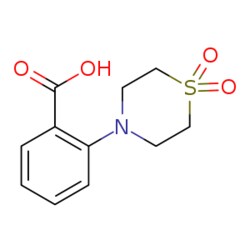 eMolecules​ 2-(1,1-Dioxo-1lambda~6~,4-thiazinan-4-yl)-benzenecarboxylic