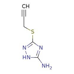 eMolecules​ 3-(2-Propynylsulfanyl)-1H-1,2,4-triazol-5-ylamine | 53918-44-8
