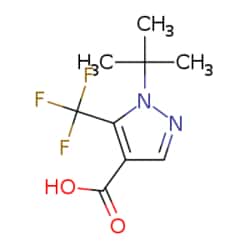 eMolecules​ 1-(tert-Butyl)-5-(trifluoromethyl)-1H-pyrazole-4-carboxylic