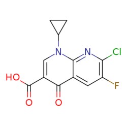eMolecules​ 1-Cyclopropyl-6-fluoro-7-chloro-4-oxo-1,4-dihydro-1,8-naphthyridine-3-carboxylic