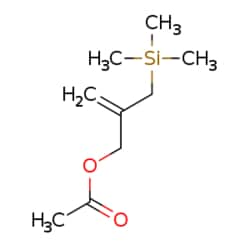 eMolecules​&nbsp;72047-94-0 | 2-(TRIMETHYLSILYLMETHYL)ALLYL ACETATE | AstaTech | MFCD00075170 | 186.326 | C9H18O2Si | 95.000 | CC(=O)OCC(=C)C[Si](C)(C)C | 5g | 391059584