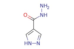 eMolecules​&nbsp;87551-45-9 | 1H-pyrazole-4-carbohydrazide | ChemBridge - BB | MFCD12139713 | 126.119 | C4H6N4O | 95.000 | NNC(=O)c1cn[nH]c1 | 1g | 331147195