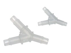 Ibidi USA Y-Style Splitter for 1.6mm ID Silicone Tubing. Sterile, natural