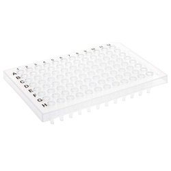 CELLTREAT Scientific Products&nbsp;96 Well PCR Plate, Half Skirt, Clear, 0.2mL