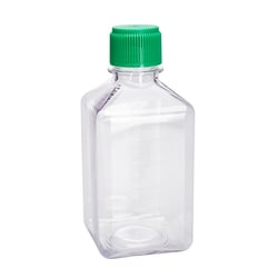 CELLTREAT Scientific Products&nbsp;500mL Media Bottle, Square, PETG, Sterile